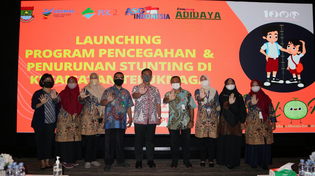 PIK 2 Meluncurkan Program 'Si Melon' dalam rangka Upaya Mencegah dan Menurunkan Angka Stunting di Kecamatan Teluknaga - Kabupaten Tangerang.