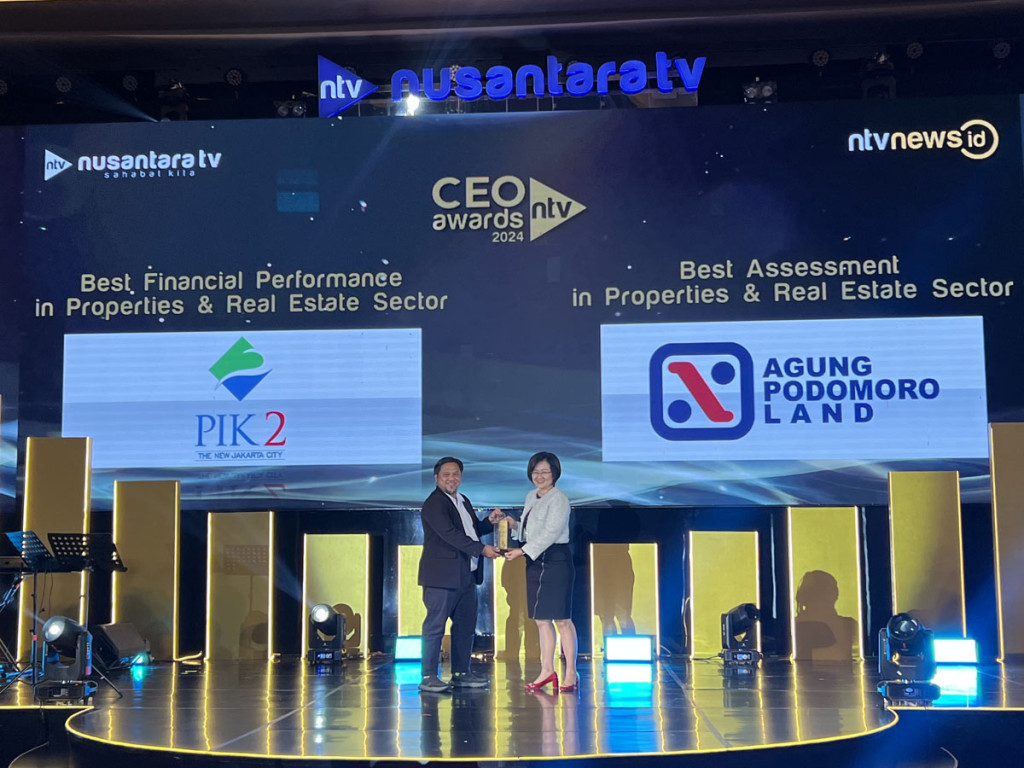 Presiden Direktur Pt Pantai Indah Kapuk Dua Tbk Raih Penghargaan Best Ceo Of The Year Di Ajang NTV Ceo Awards 2024