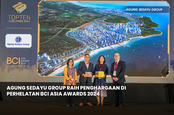 Agung Sedayu Group Raih Penghargaan di Perhelatan BCI Asia Awards 2024