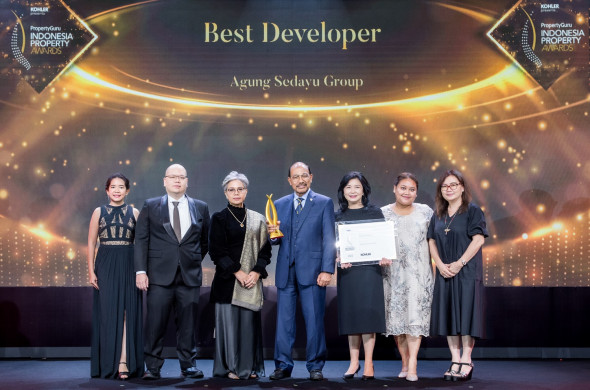 Agung Sedayu Group Raih 5 Penghargaan di Ajang Bergengsi Property Guru Indonesia Property Awards 2022